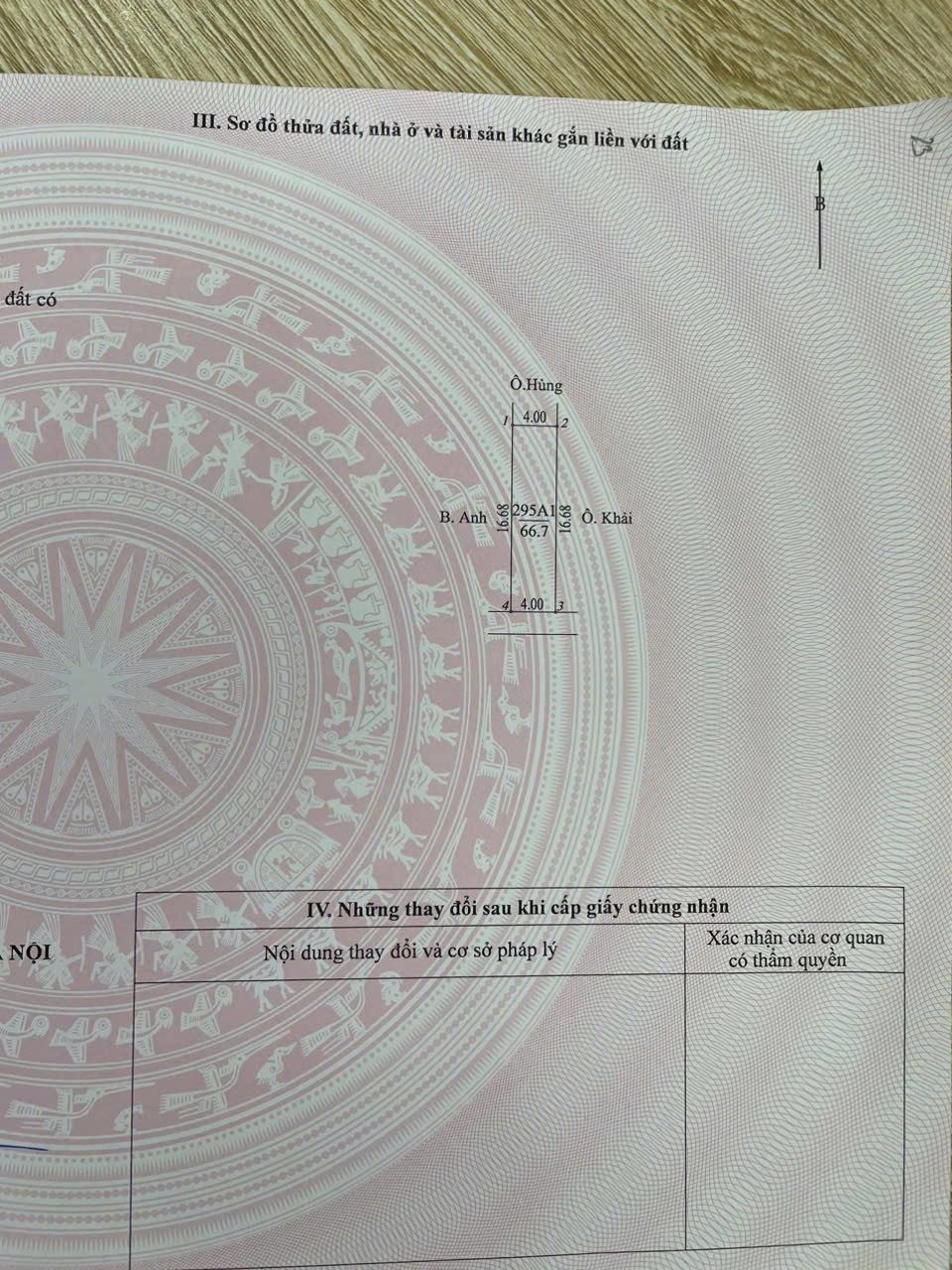 Cao Xá - Đức Thượng . Diện tích 66,7m ngõ thông, hưởng 10,8m lưu không