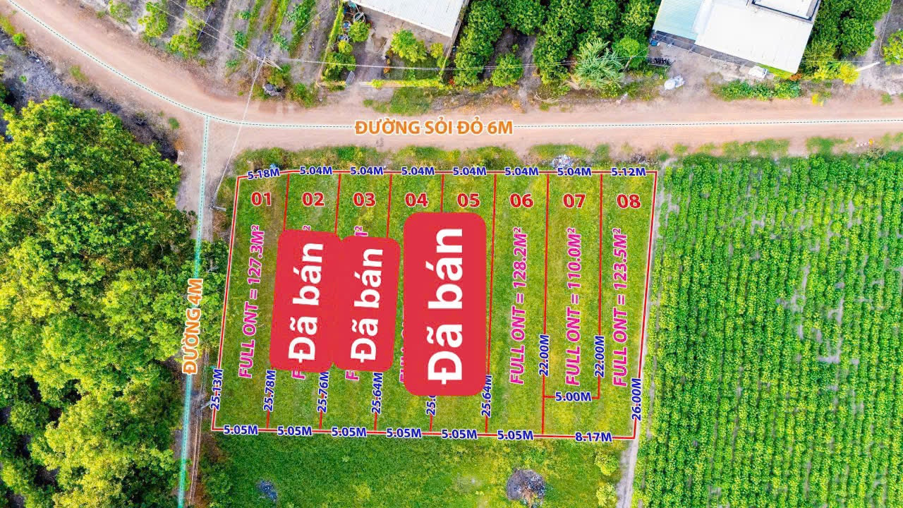 Bán đất 125m² giá 289 triệu Xã Dương Minh Châu