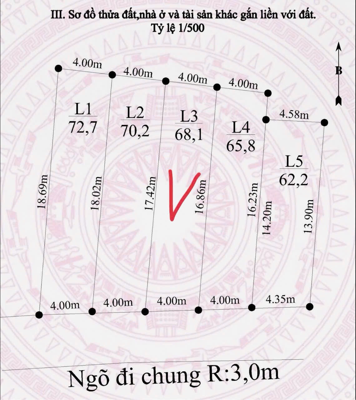 Bán Đất 72.7 m  giá 2.07 tỷ tại Dương Quan Thuỷ Nguyên Hải Phòng.l/h:076.231.9990 em Thuý