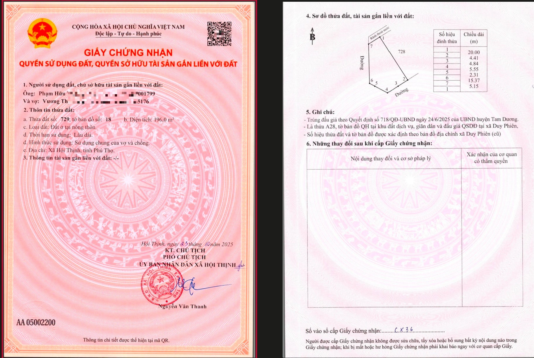 BÁN NHANH LÔ GÓC ĐẤT ĐẤU GIÁ DUY PHIÊN - NGAY MẶT ĐƯỜNG 42M