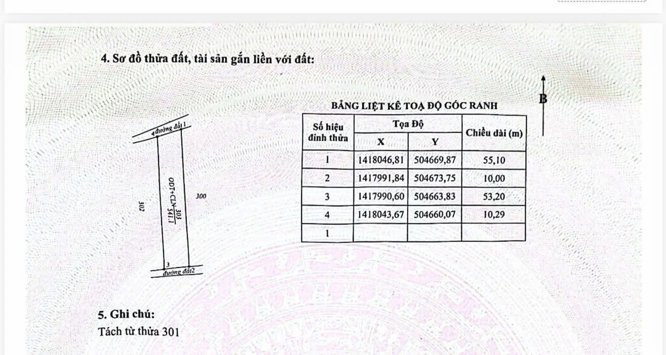 Bán đất 544.4m² có sẵn 40m² thổ cư ngang 10m giá 320 triệu tại Xã Ea Knốp