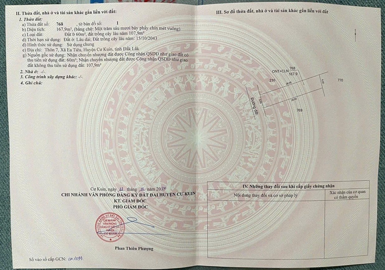 Cần bán lô đất gần sân bay Buôn Ma Thuột