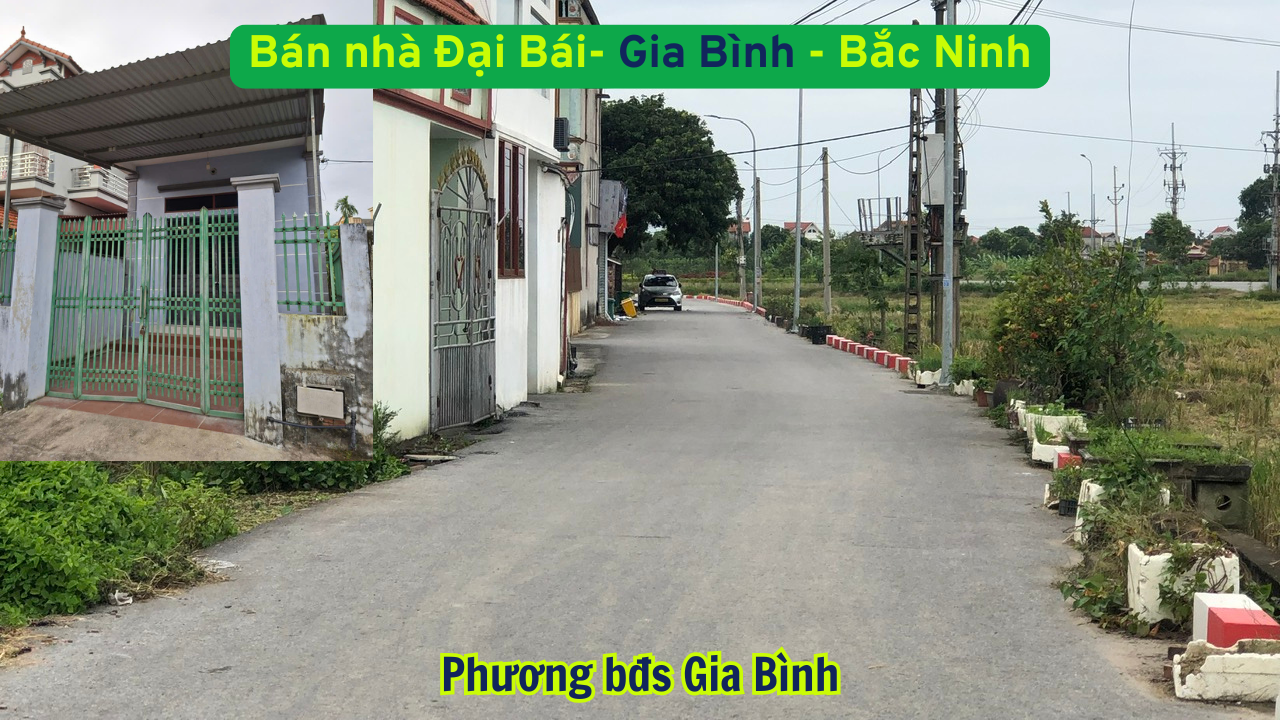 📌Bán nhà Đại Bái - Gia Bình - BN - 3 tỷ 1xxtr (có thương lượng) 📌