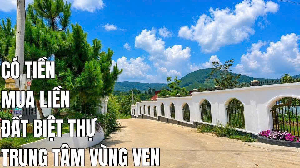 Đất nền biệt thự ven Đà Lạt - TẶNG GIẾNG KHOAN – Sổ hồng riêng– Giá chỉ với 1 TỶ 350