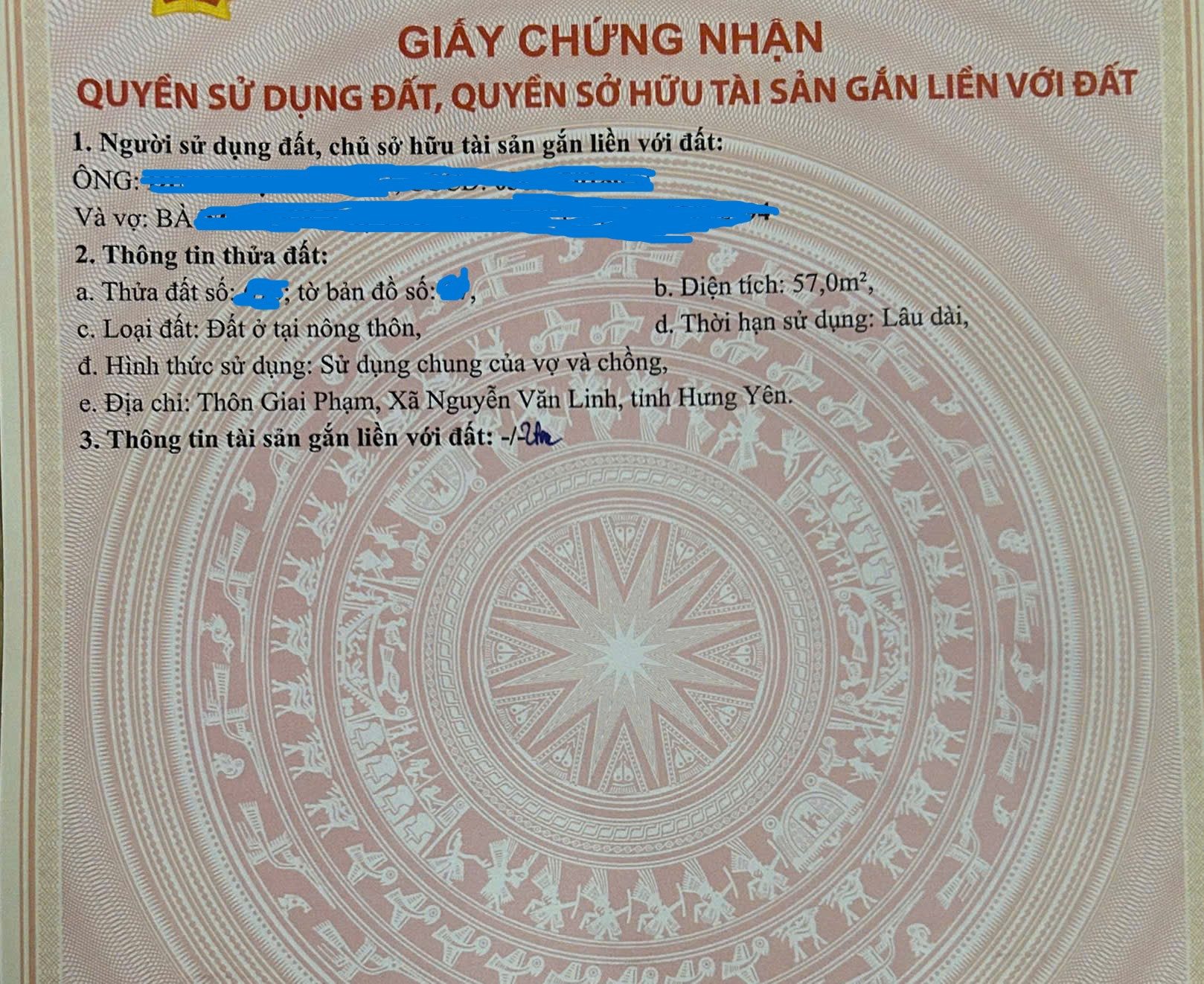 💥💥Lô góc siêu đẹp 57m2 Giai Phạm – Yên Mỹ ngay trung tâm. Lh 0362554684