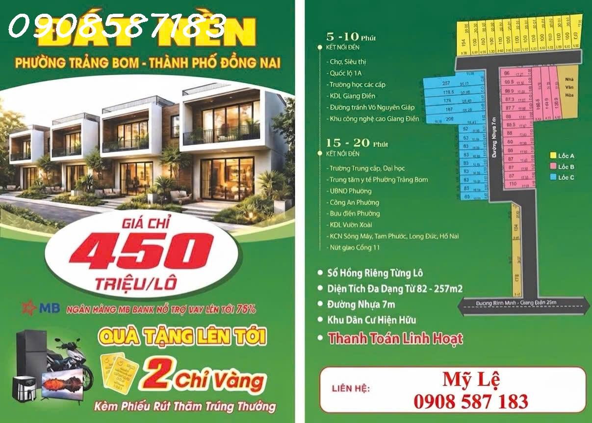 🔥 ĐẤT GIANG ĐIỀN – GIÁ CHẠM ĐÁY, SỔ RIÊNG TỪNG NỀN 🔥