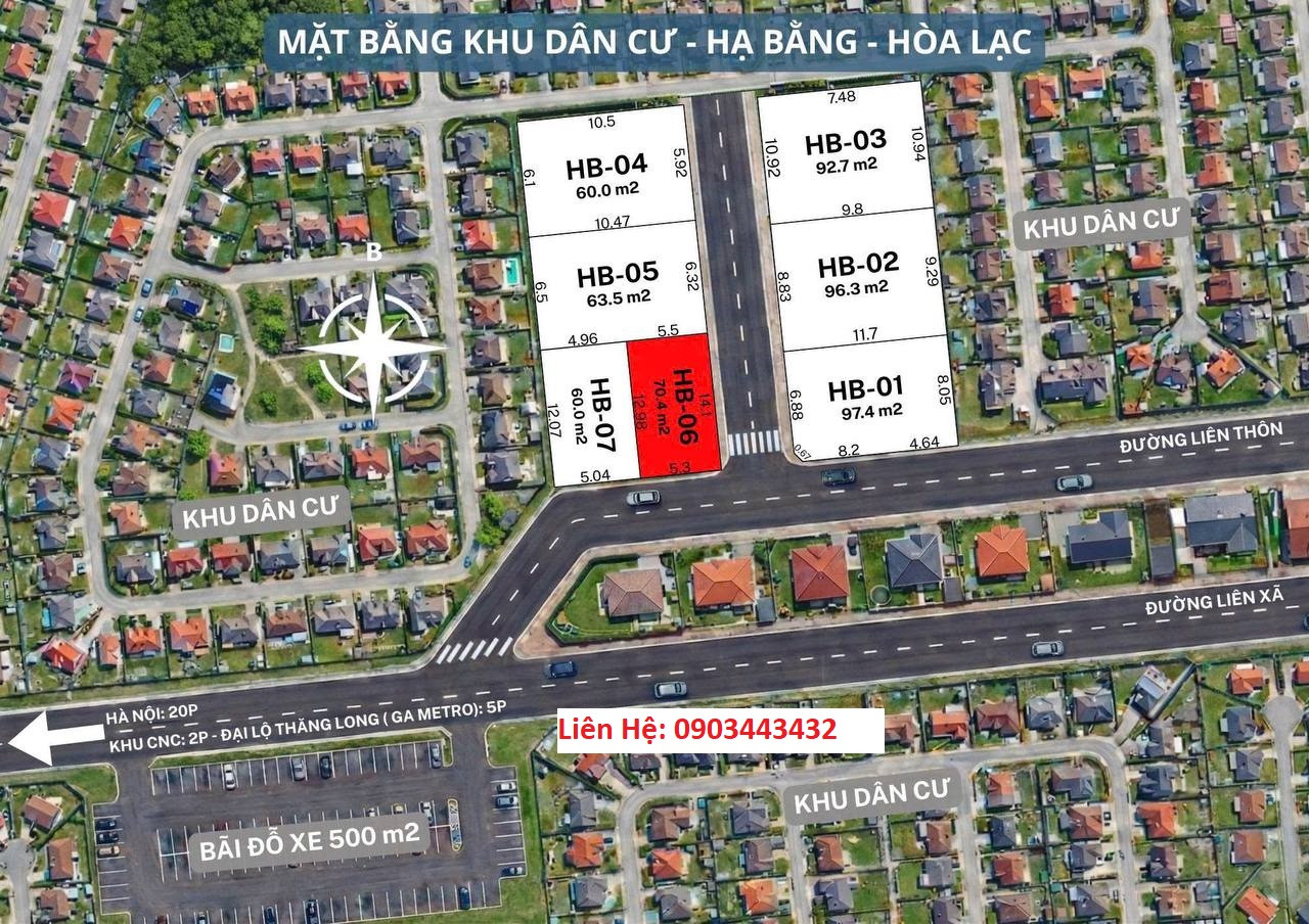 Cần bán các lô đất tại thôn 6 Hạ Bằng