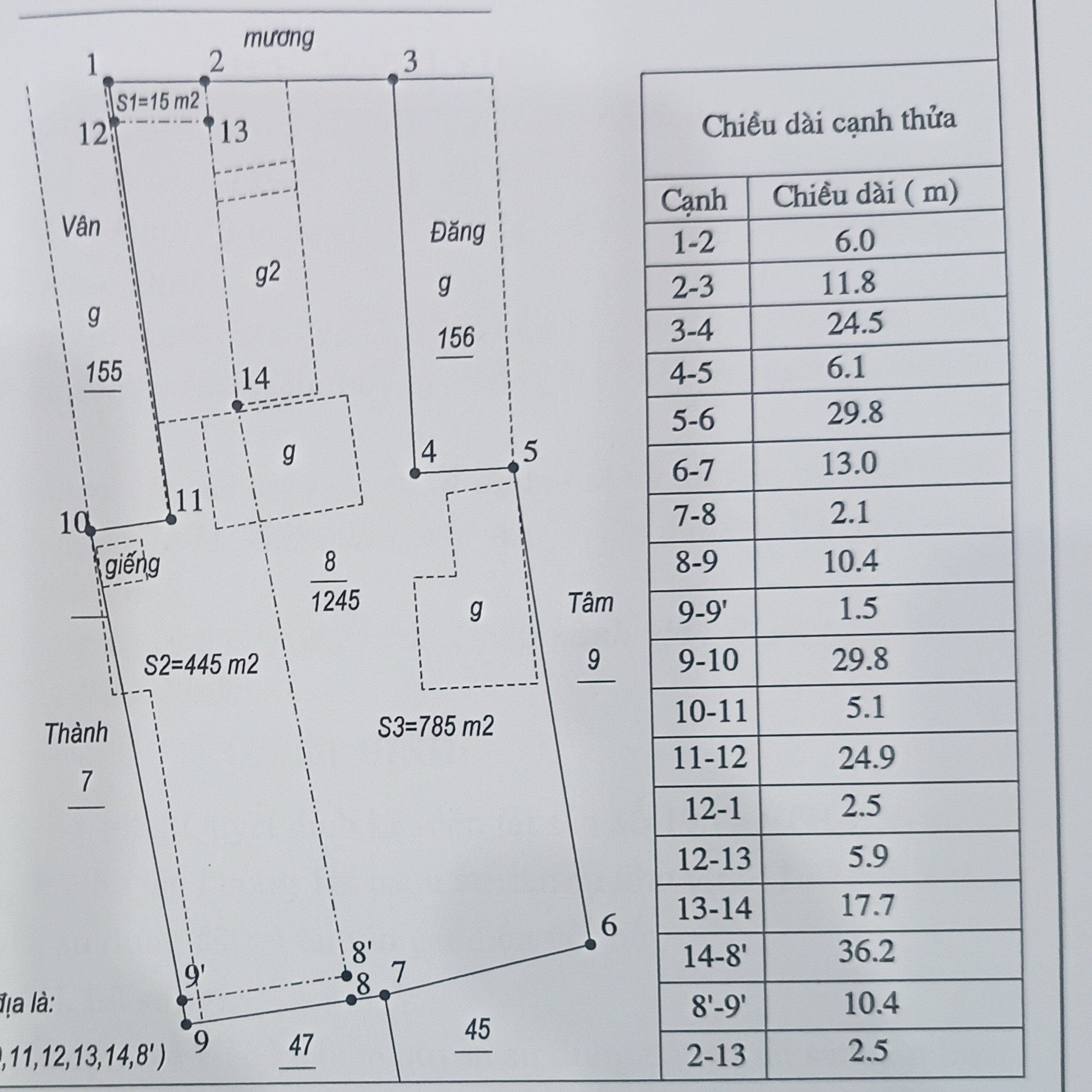 Bán đất 445m² ngang 10.4m giá 3.7 tỷ Xã Hải Quang