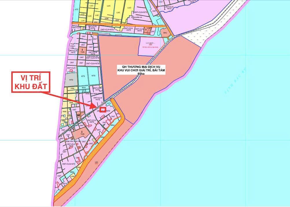 Bán Đất 100m2 có sẵn 100 m2 thổ cư giá 1.5 tỷ tại - Chọn - Xã Hải Triều Huyện Hải Hậu Nam Định