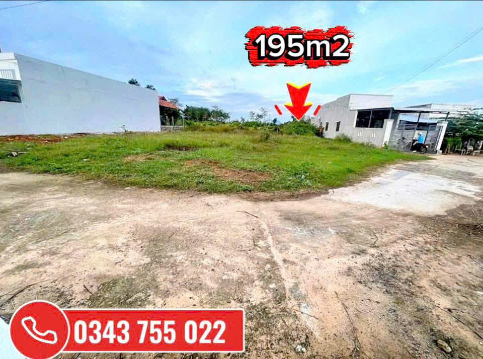 BÁN ĐẤT 195M² – VỊ TRÍ ĐẸP, VEN TP PHAN THIẾT THÍCH HỢP ĐẦU TƯ, XÂY NHÀ