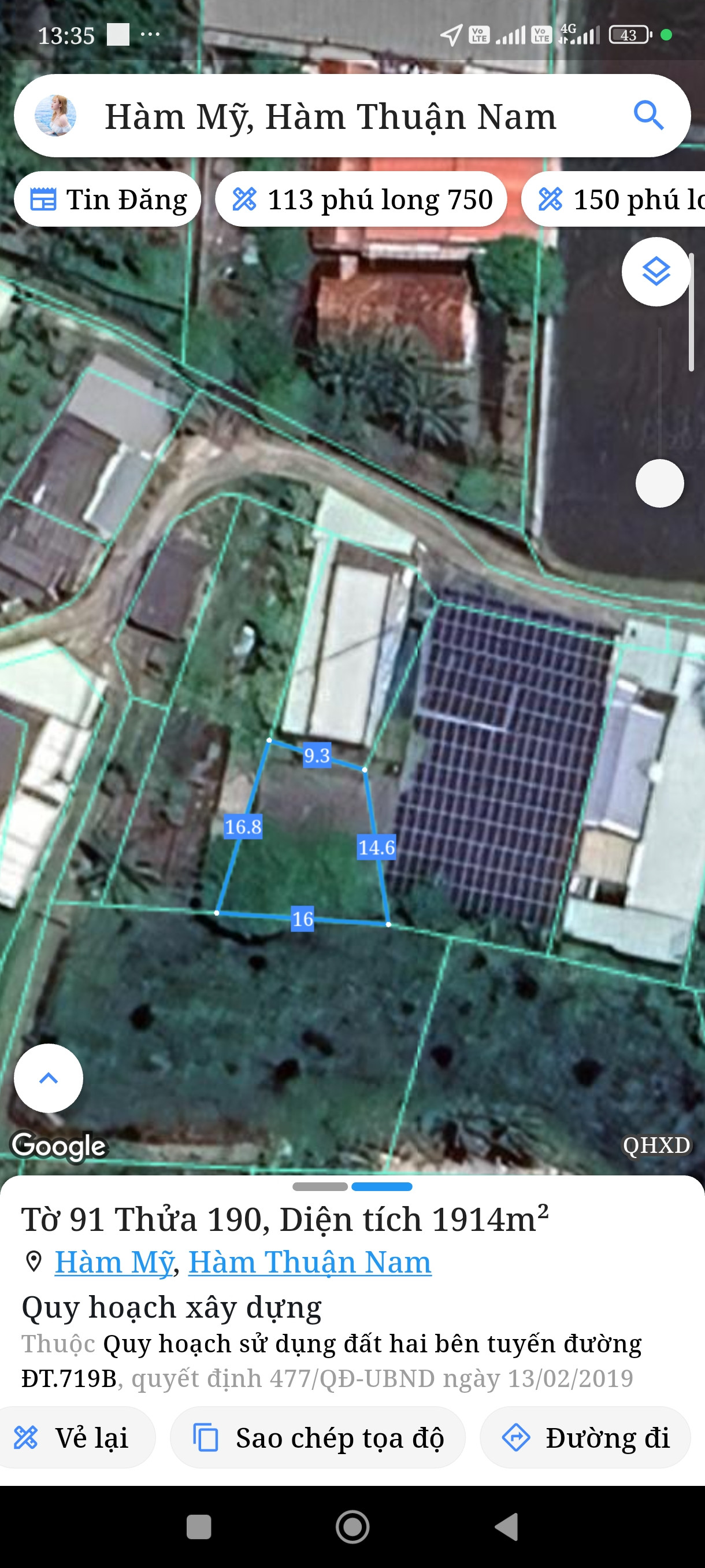 Bán đất 265m² xã tuyên quang giá 2tỉ