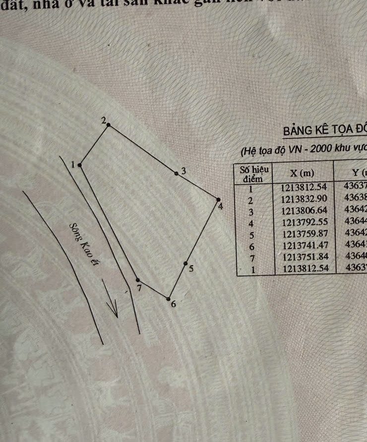 Bán đất 3278m² ngang 68m giá 900 triệu tại Xã Hàm Thạnh