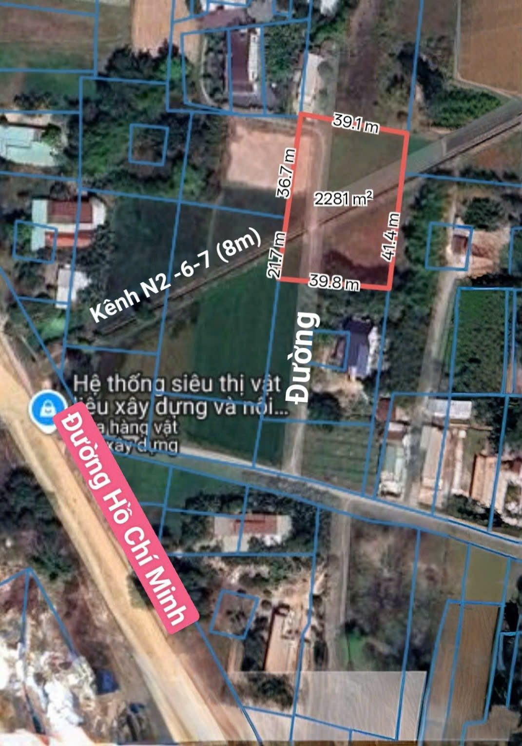 Bán đất 2015m² có sẵn 300m² thổ cư ngang 40m giá 4 tỷ tại Xã Hiệp Hòa