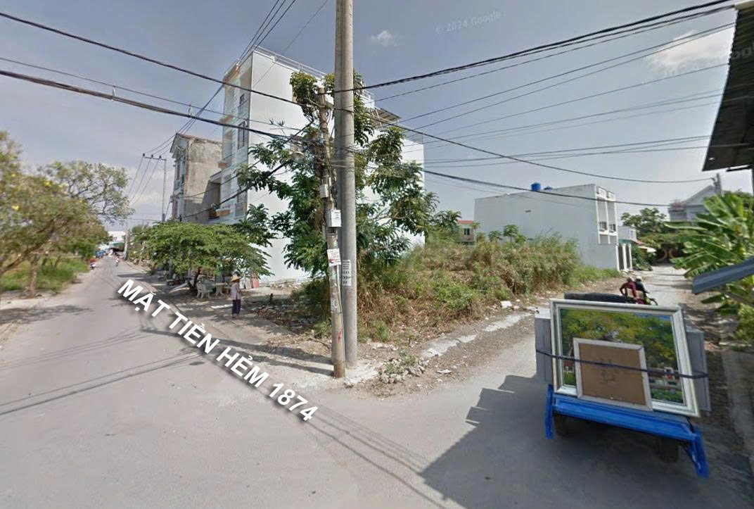 Bán đất mặt tiền hẻm 1874 Lê Văn Lương, 172.1m², góc 2 mặt tiền, giá 6 tỷ