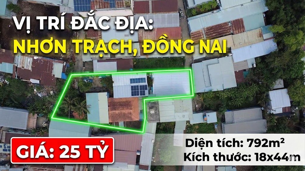 Bán nhà tại thị trấn Hiệp Phước, Nhơn Trạch, Đồng Nai (Phường Nhơn Trạch, tỉnh Đồng Nai mới)