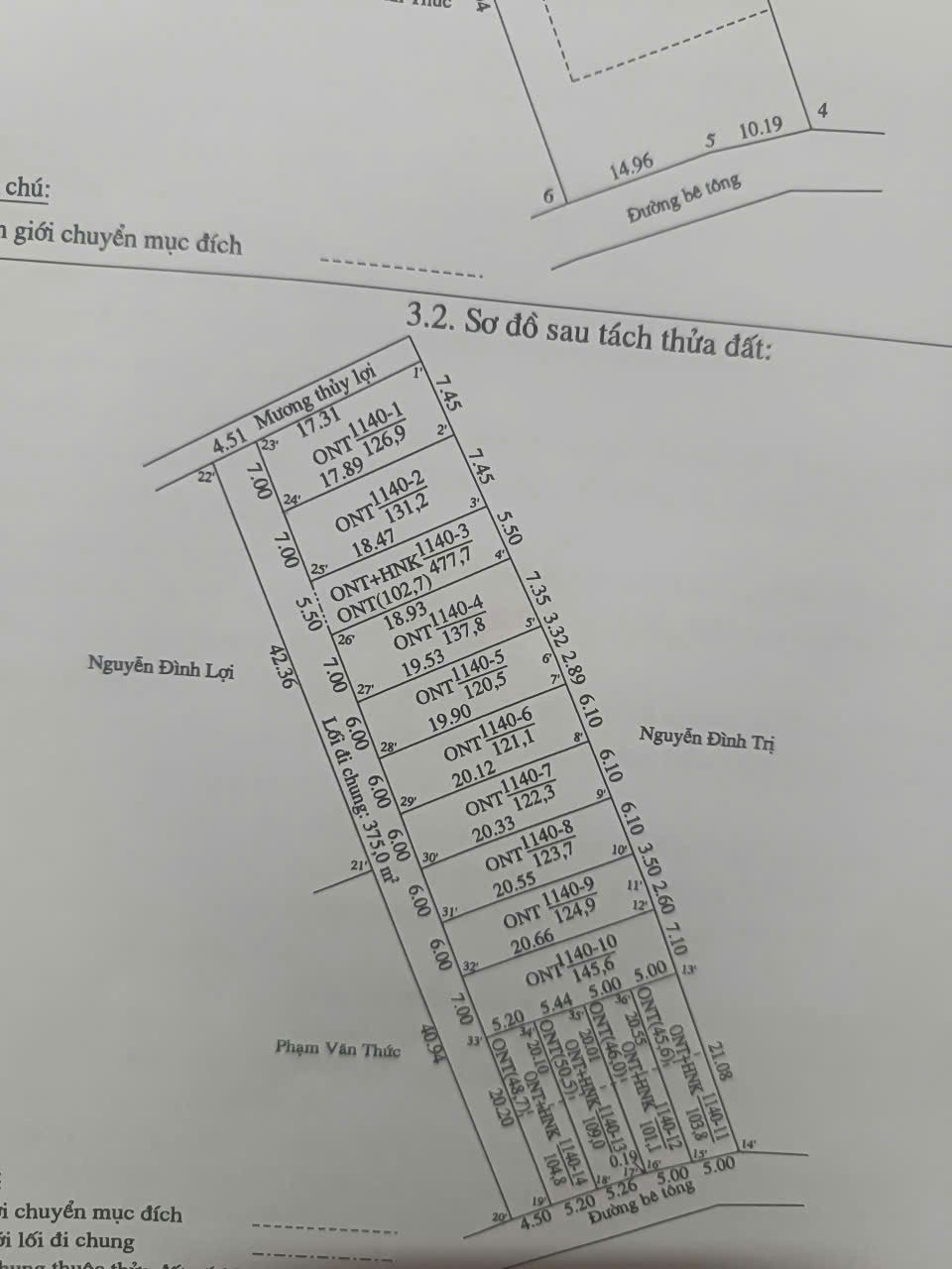 Bán đất 137m² full thổ cư ngang 7m giá 435 triệu tại Xã Hiếu Giang