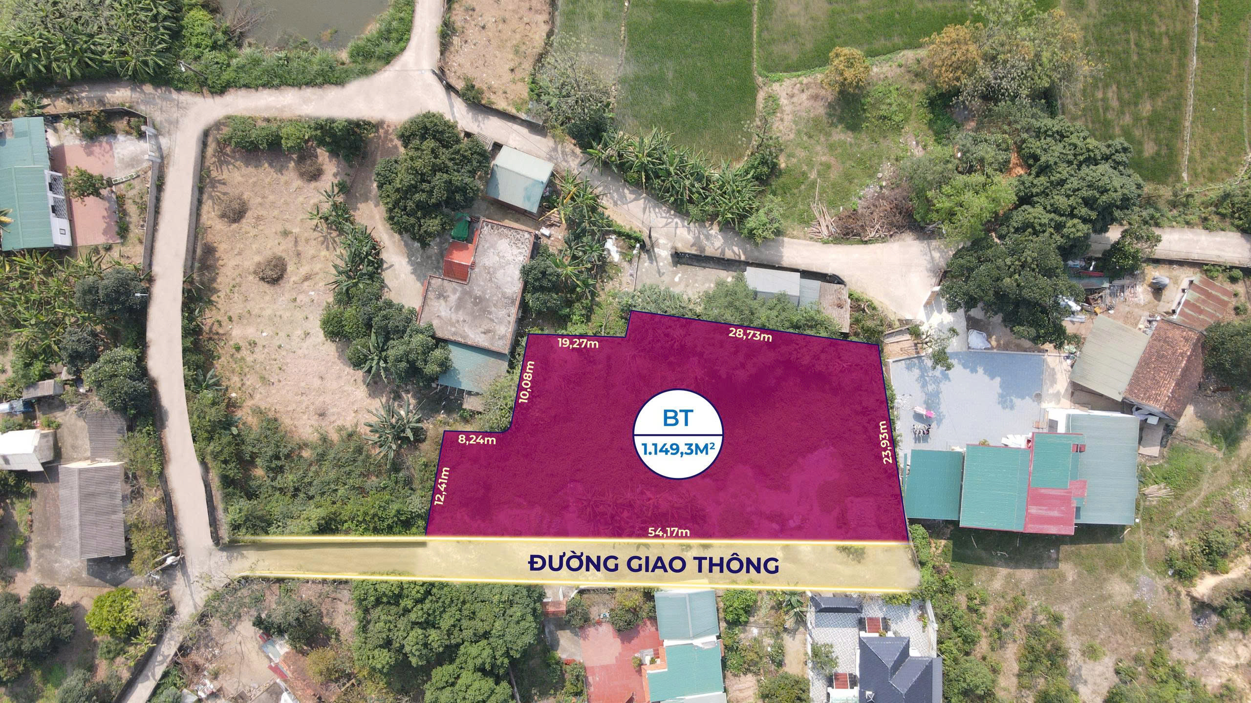 Siêu Phẩm 1.329,7m² Mặt Tiền 55m – Trung Tâm Tam Đảo - VP cũ, Sổ Đỏ Trao Tay!
