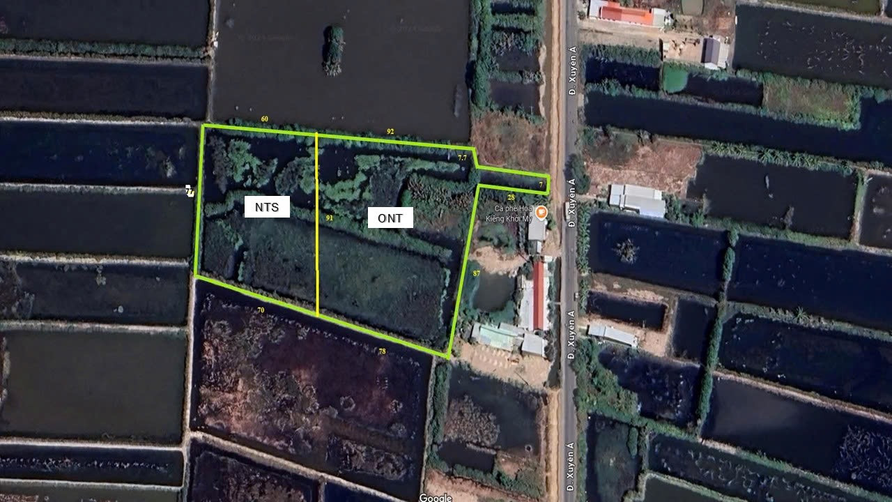 Bán đất 14798.7m² giá 25 tỷ tại Xã Hồ Thị Kỷ Huyện Thới Bình