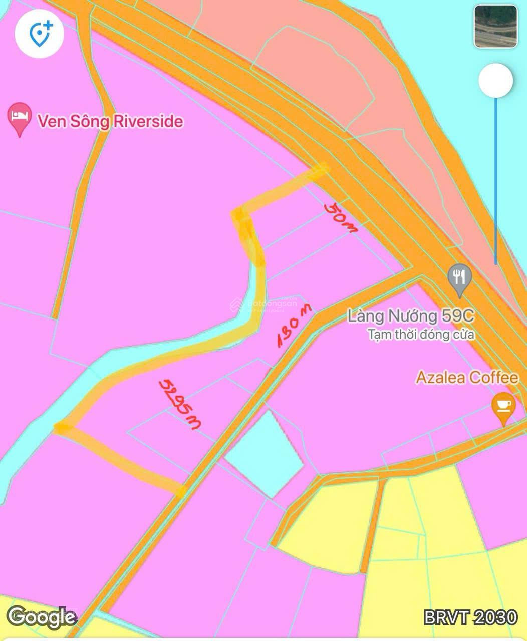 Bán đất 5295m² giá 100 tỷ Xã Hồ Tràm