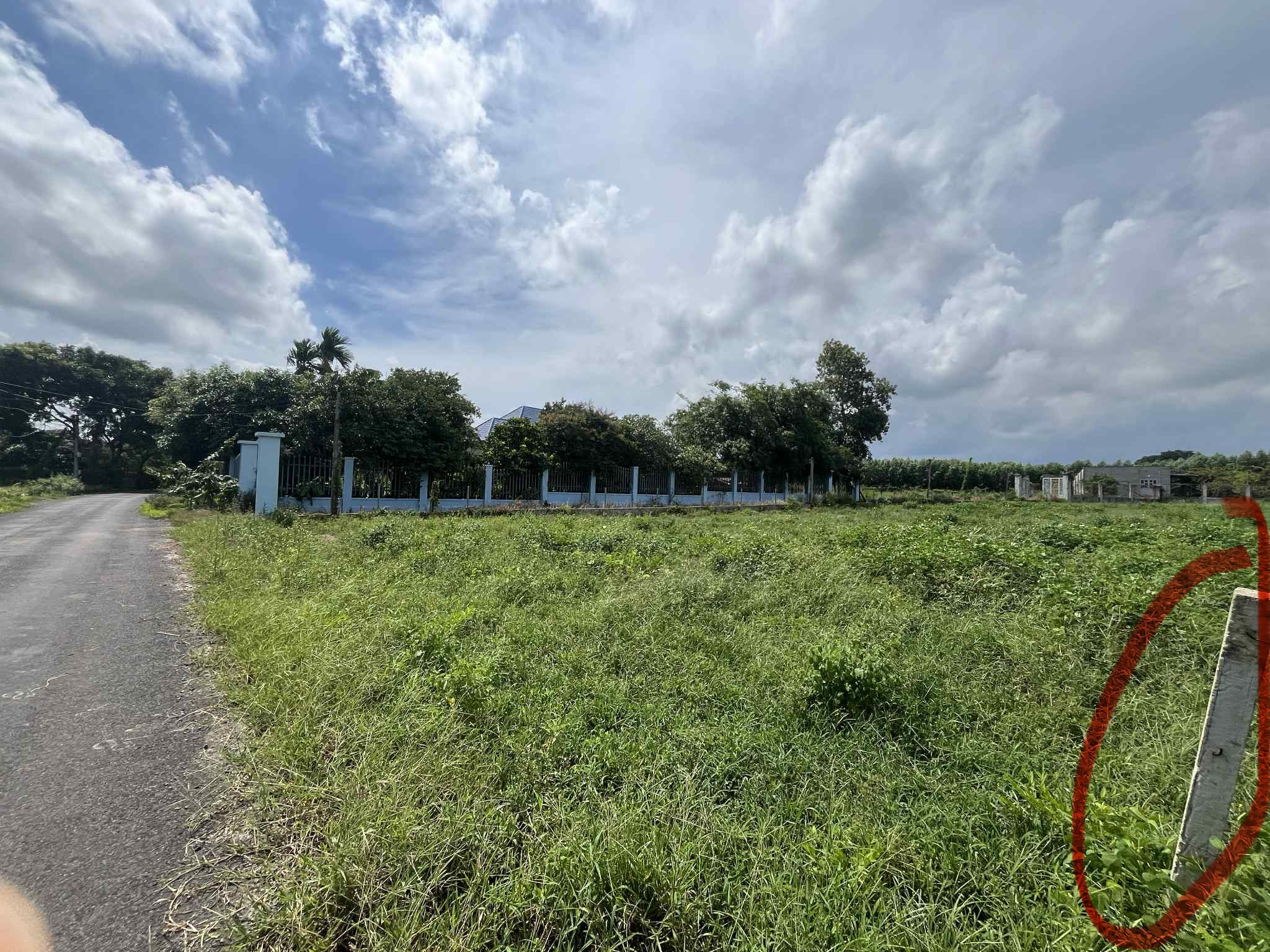Bán đất 2532m² ngang 30m giá 6.9 tỷ Xã Hồ Tràm