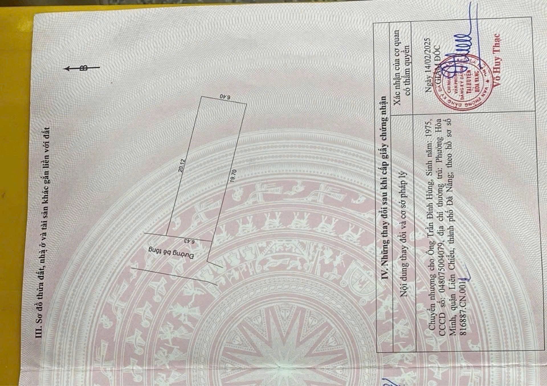 📌📌📌LÀM VIỆC TRỰC TIẾP GIÁ TỐT !!! Bán đất thôn Phú Sơn 3, xã Hòa Khương