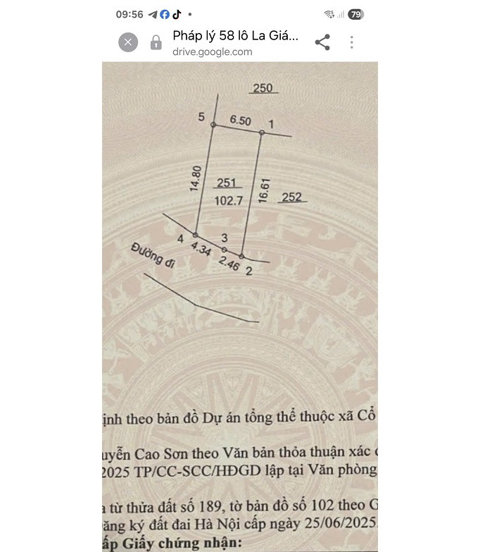 Cần bán lô đất 101,2m tại thôn La Gián (Cổ Đông cũ), nay là La Gián, Hòa Lạc, Hà Nội, 0984299511