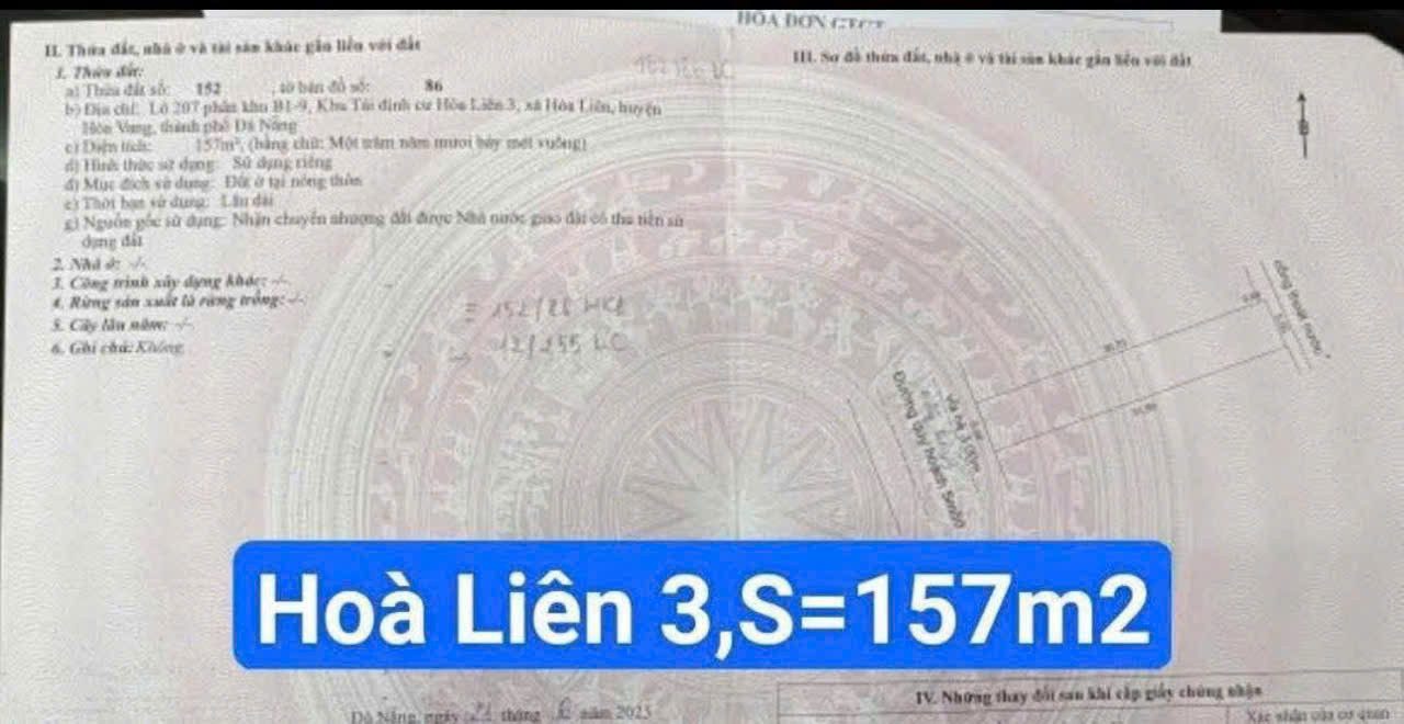 📌📌📌LÀM VIỆC TRỰC TIẾP GIÁ TỐT !!! Bán đất Hòa Liên 3, xã Hòa Liên