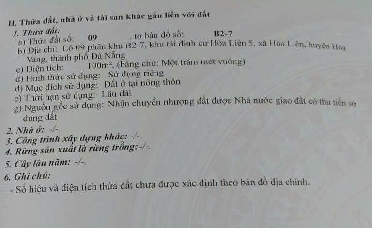 📌📌📌LÀM VIỆC TRỰC TIẾP GIÁ TỐT !!! Bán đất TDC Hòa Liên 5, xã Hòa Liên
