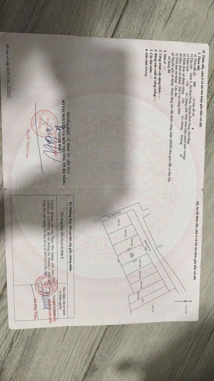 Cần bán Đất TĐC Hoà Ninh 2 Xã 📌📌📌LÀM VIỆC TRỰC TIẾP GIÁ TỐT !!!