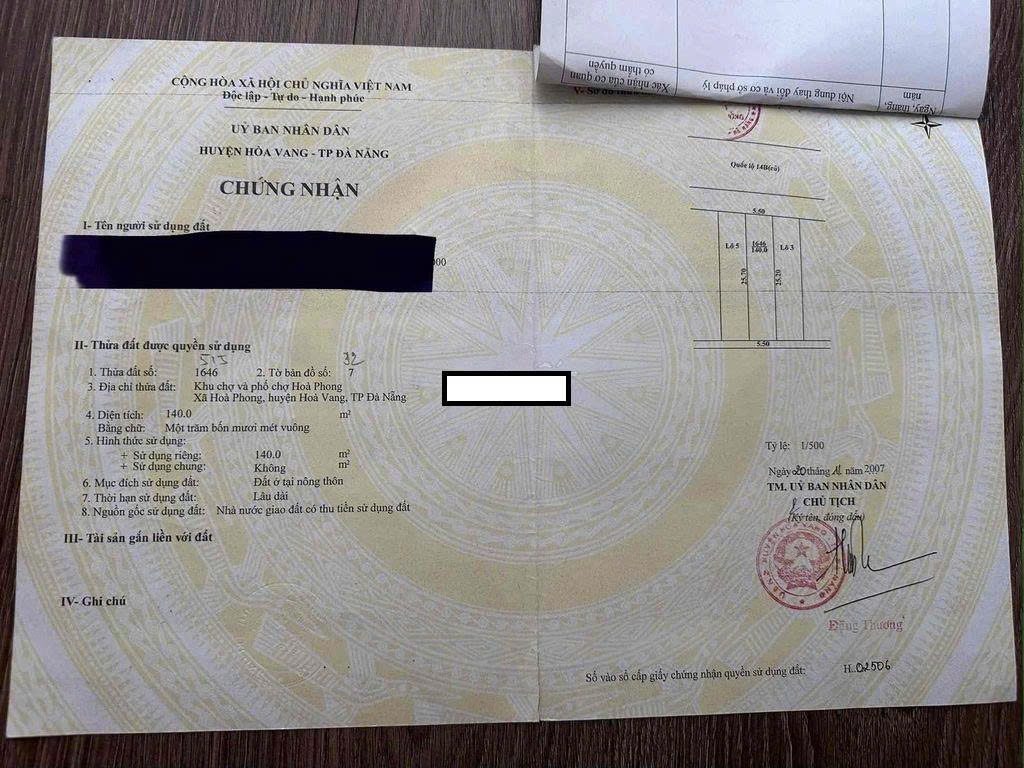 📌📌📌LÀM VIỆC TRỰC TIẾP GIÁ TỐT !!! Bán đất Quảng Xương, xã Hòa Phong