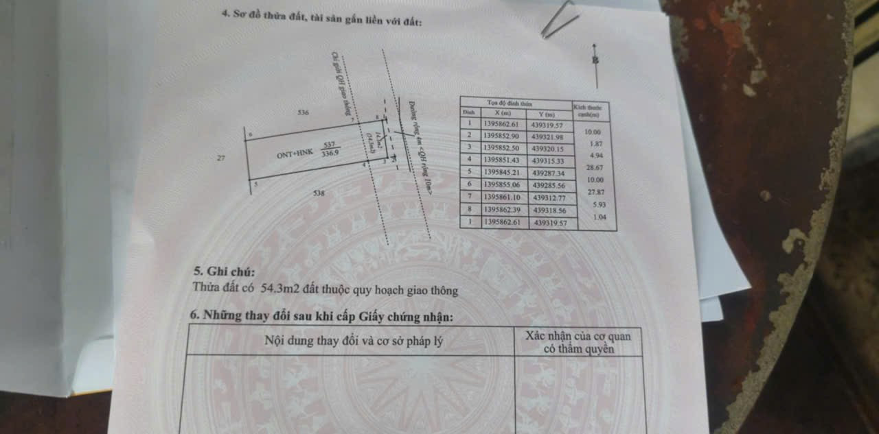 Bán đất 336.9m² ngang 10m giá 1.4 tỷ Xã Hòa Phú, thổ cư 70m2