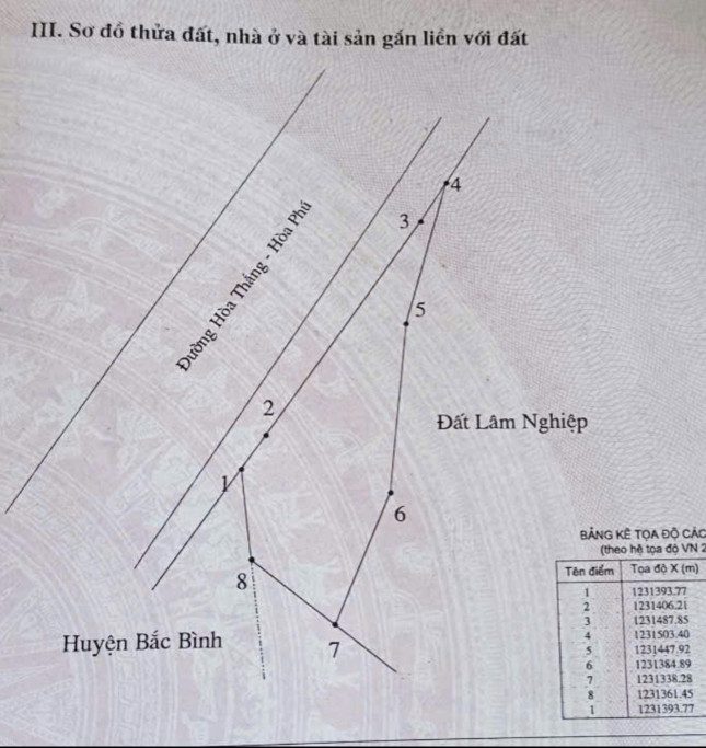 Bán đất 4714m² ngang 134m giá 6.13 tỷ tại Xã Hòa Phú Huyện Tuy Phong