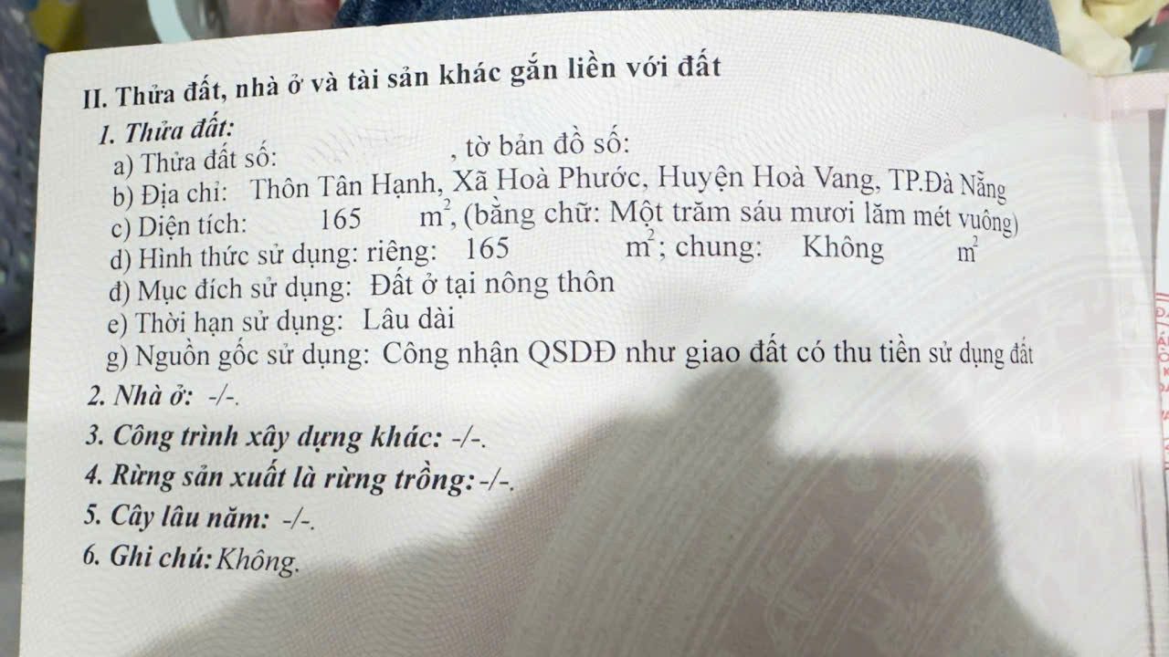 📌📌📌LÀM VIỆC TRỰC TIẾP GIÁ TỐT !!! Bán đất thôn Tân Hạnh, xã Hòa Phước