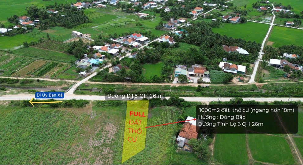 0938113403 Bán đất 1000m² ngang 18m giá 1.7 tỷ tại Xã Hòa Trí Z390