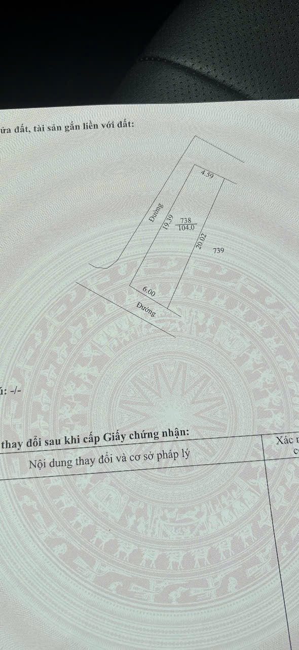 Bán đất 104m² full thổ cư ngang 5m giá 4.16 tỷ tại Xã Hoàn Long