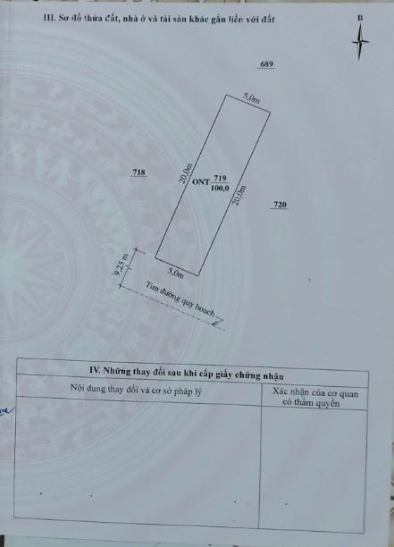 BÁN LÔ ĐẤT MBQH 65 – LONG ANH, TP THANH HÓA
