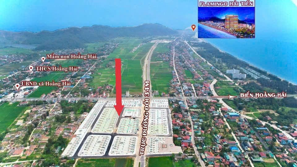 Cần tiền bán nhanh lô biệt thự biển diện tích 300m2 tại Hải Tiến, sẵn sổ đỏ giá chỉ hơn 10tr/m2