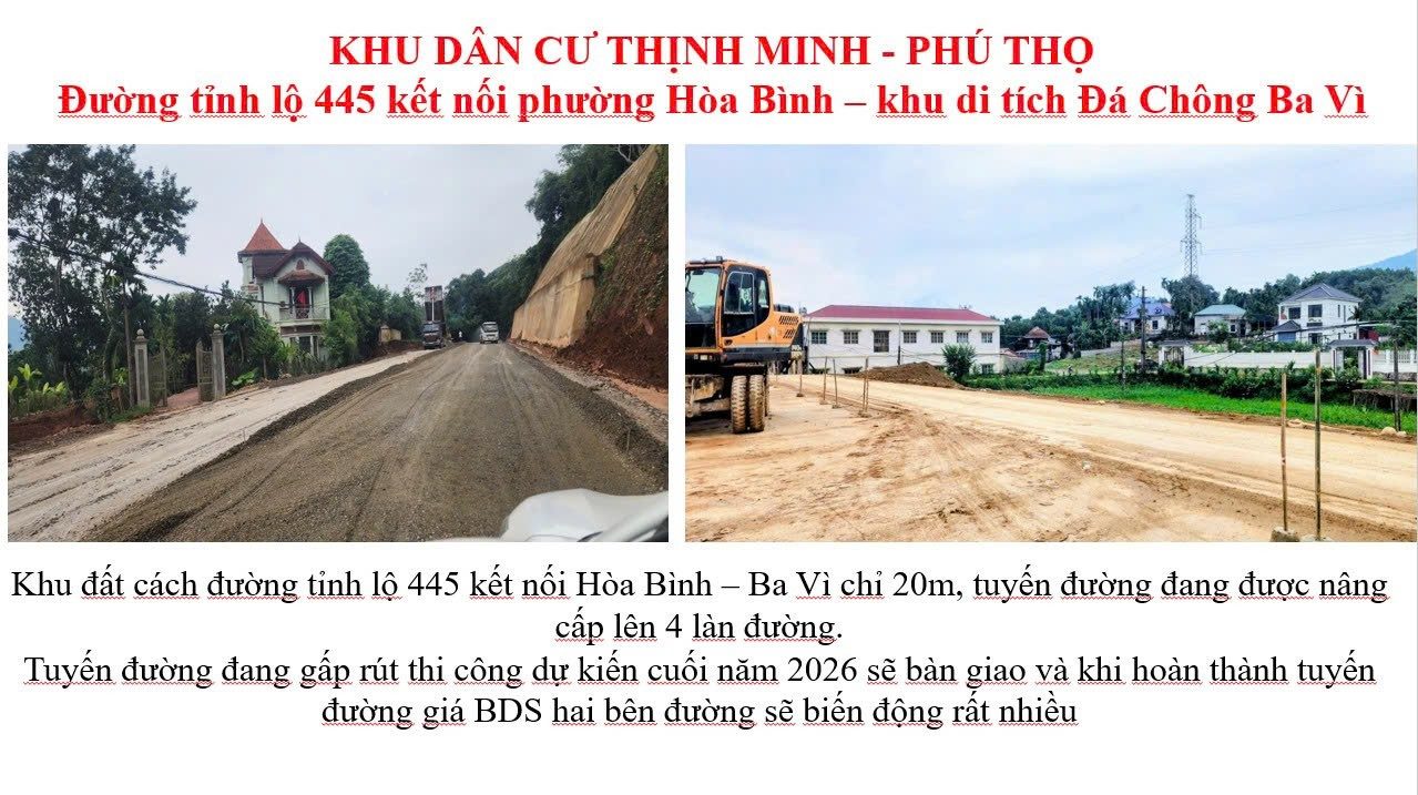 💎 ĐẤT 2 MẶT TIỀN – VIEW SÔNG ĐÀ | TP. HÒA BÌNH – GIÁ 6XX SẴN SỔ