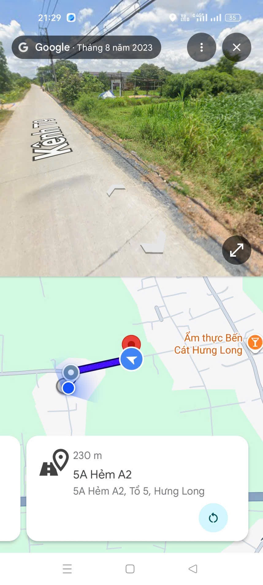 Bán đất 1230m² ngang 30m giá 3 tỷ tại Xã Hưng Long