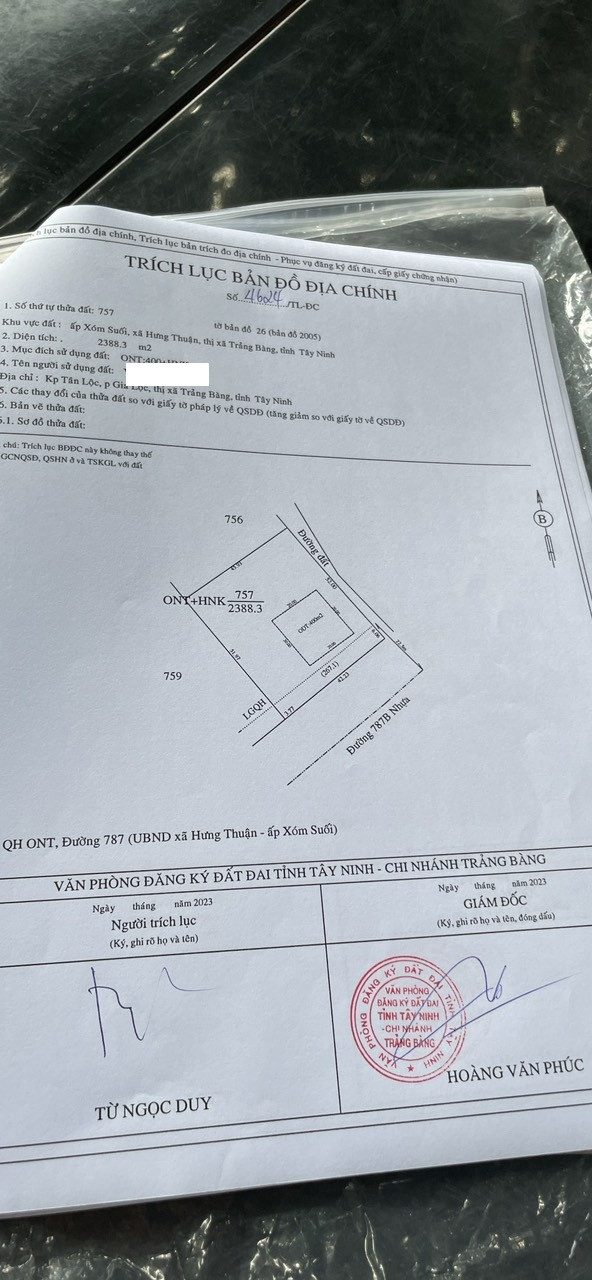 Bán đất 4496m² có sẵn 900m² thổ cư ngang 80m giá 36 tỷ tại Xã Hưng Thuận