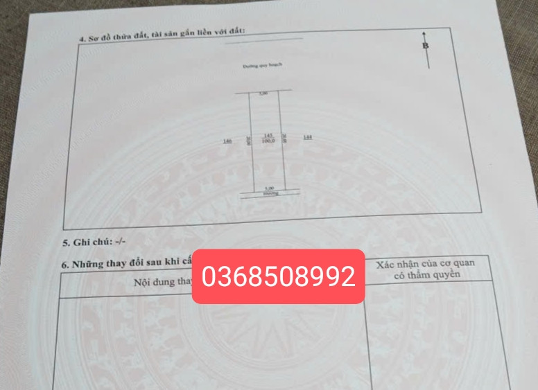 Bán đất 100m² ngang 5m giá 1.79 tỷ Xã Kha Sơn