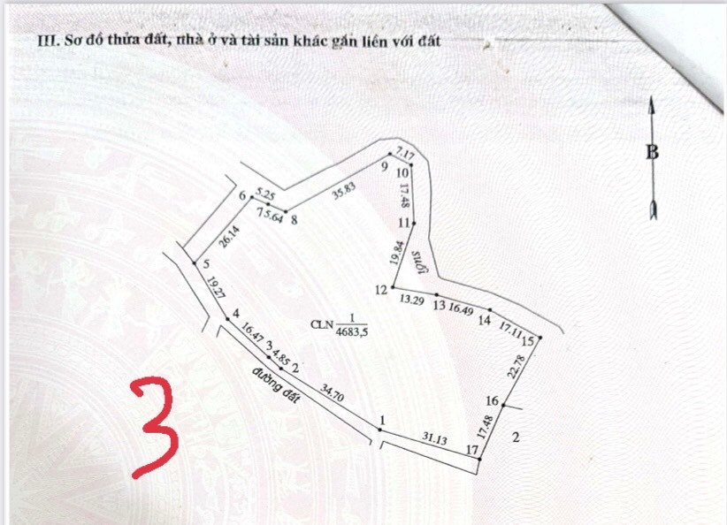 Bán đất 10000m² ngang 400m giá 2.3 tỷ Xã Kiến Đức