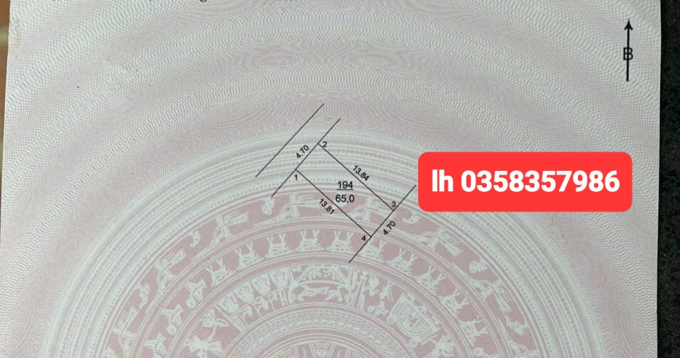 Bán đất 65m² ngang 4.7m giá 2.05 tỷ Xã Kim Anh