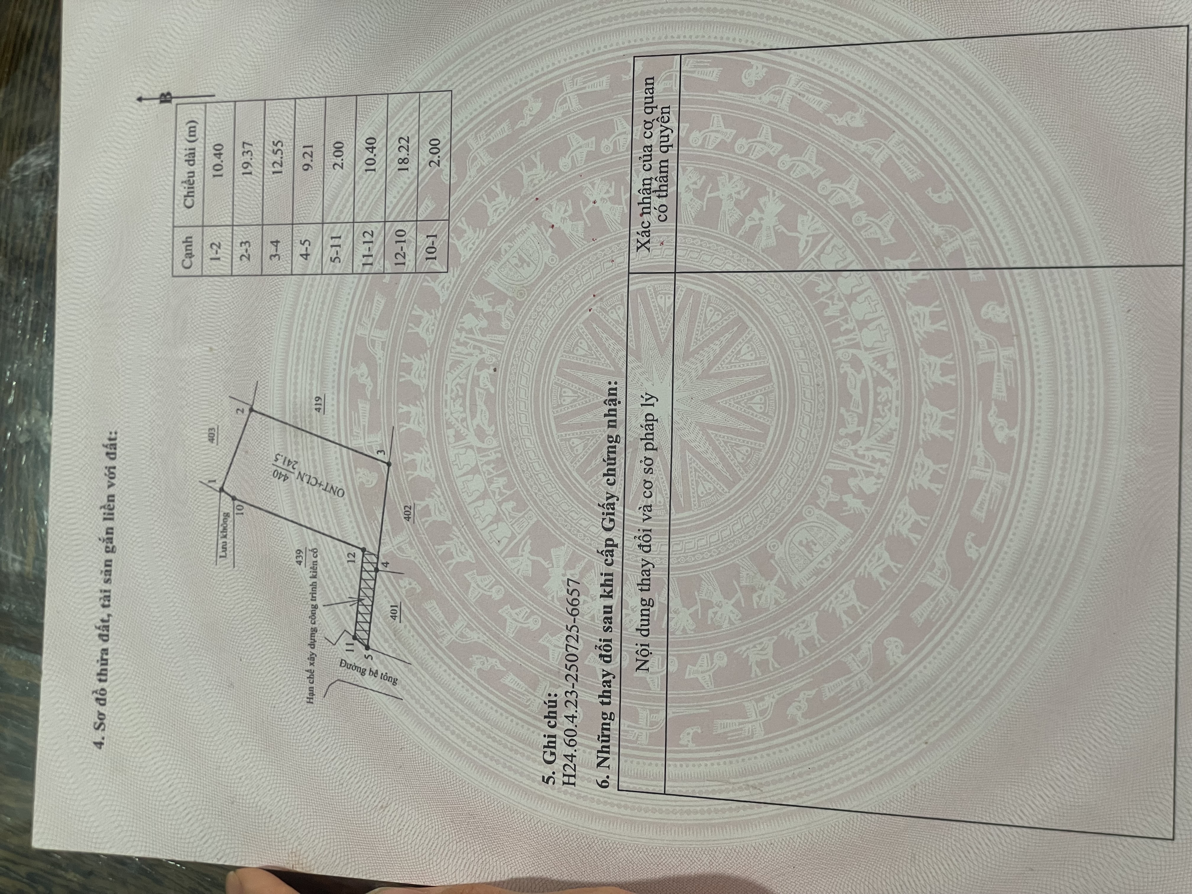 Bán đất 241m² ngang 12,55m giá 2.4 tỷ Xã Kim Thành