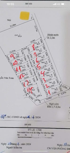 04.2026.Bán đất 60m² 300 triệu tại Xã Kỳ Sơn Huyện Thuỷ Nguyên. liên hệ 0362558882