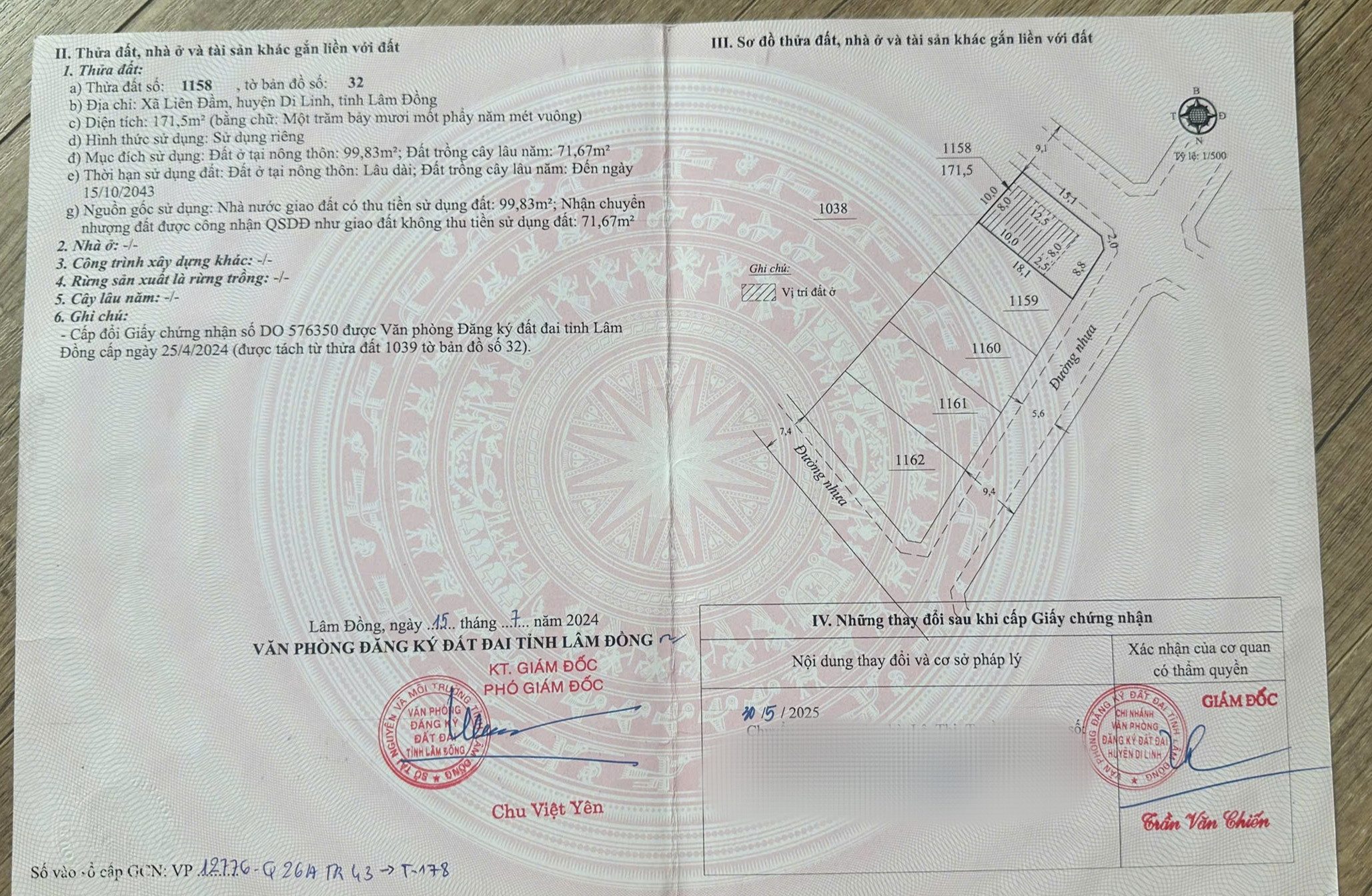 Bán đất khu Liên Đầm, Di Linh, Lâm Đồng, góc 2 mặt tiền đẹp giá 1,6 tỷ