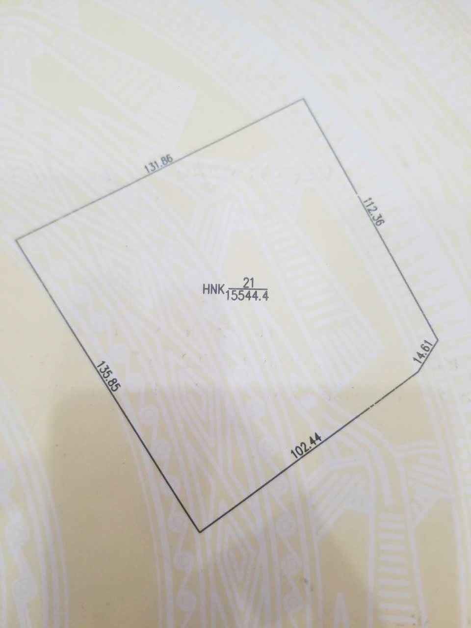 Bán đất 20000m² ngang 112m giá 1.9 tỷ tại Xã Liên Hương