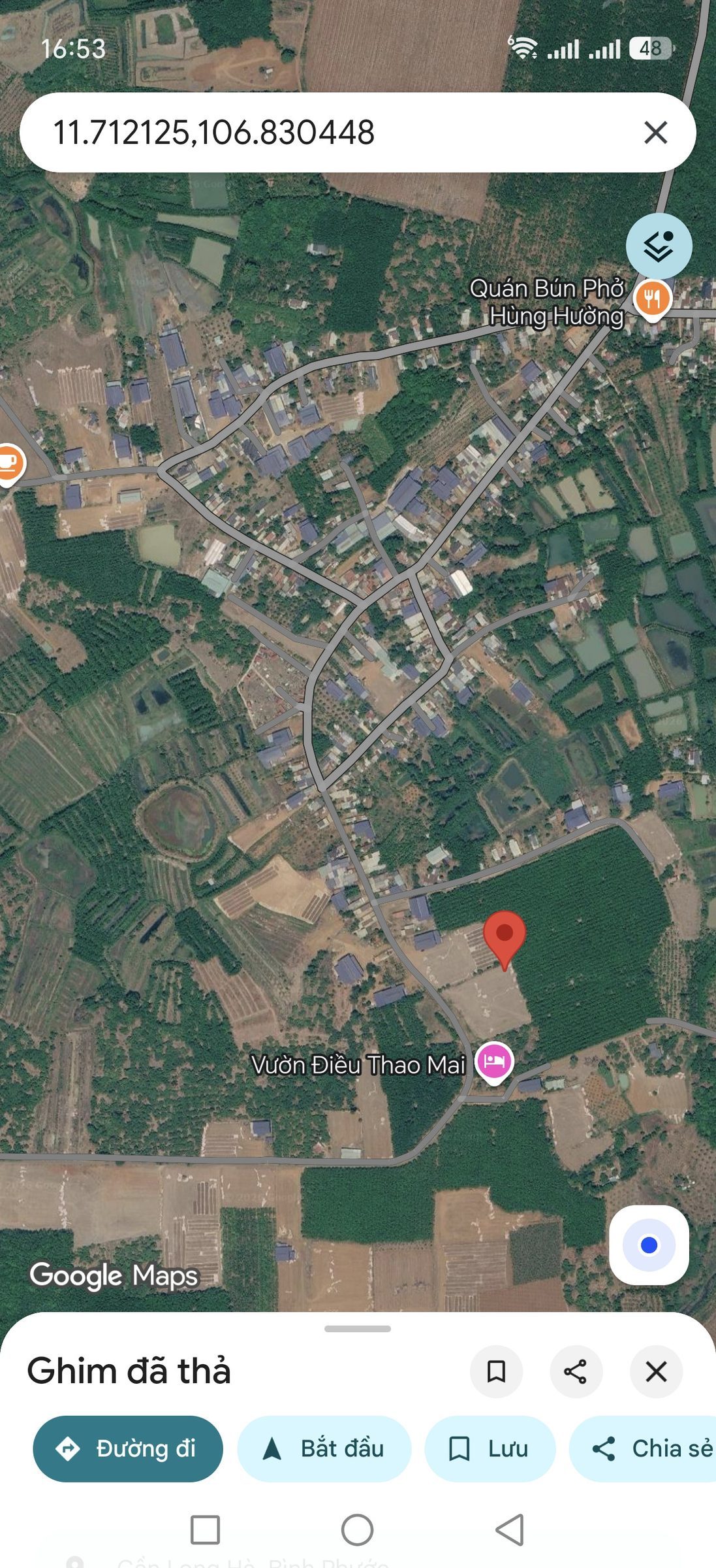 BÁN LÔ ĐẤT 21x50 .DT 1000M². Phú riềng bình phước