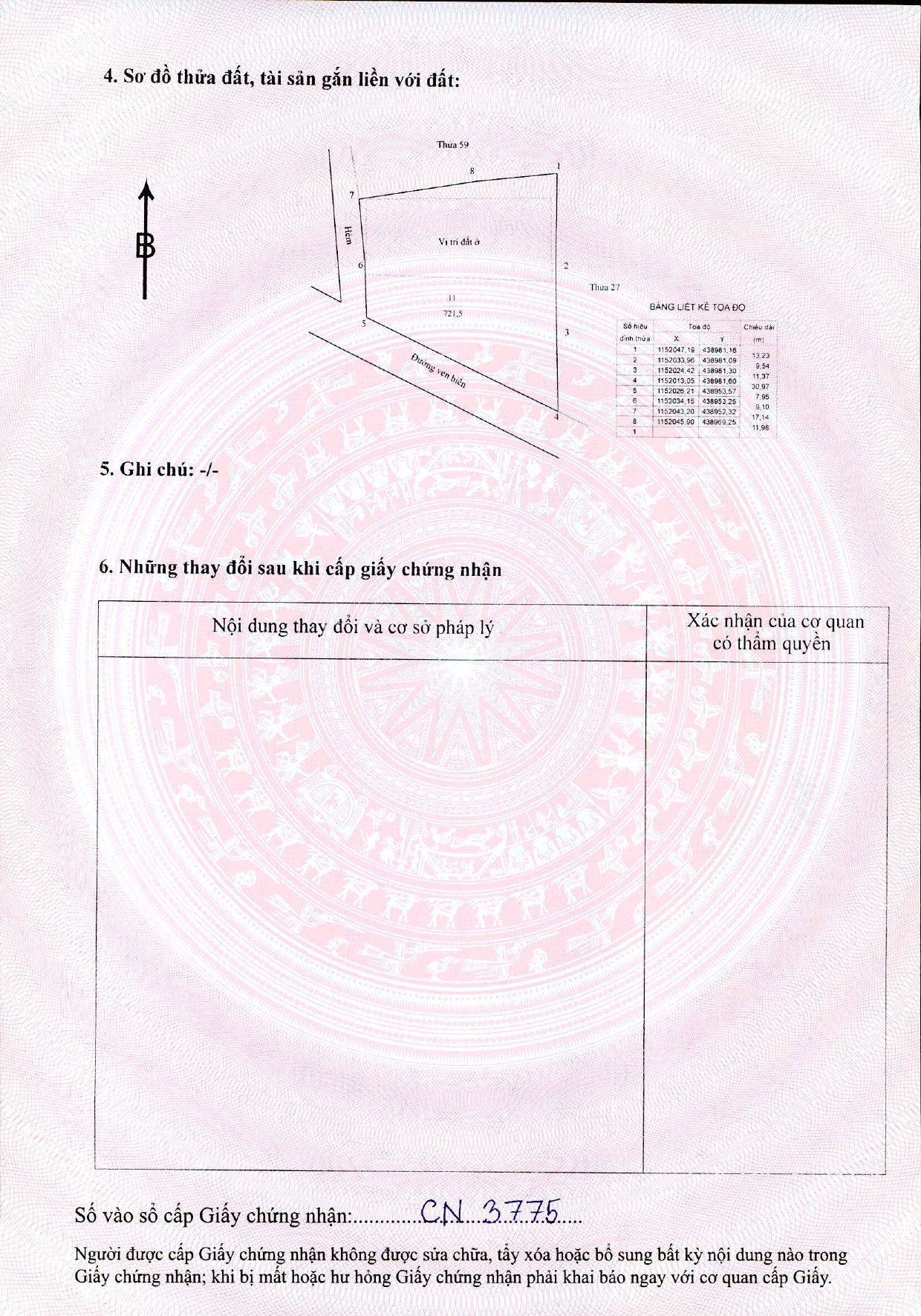 Bán đất 724.1m² có sẵn 300m² thổ cư ngang 31m giá 24.6 tỷ tại Xã Long Hải