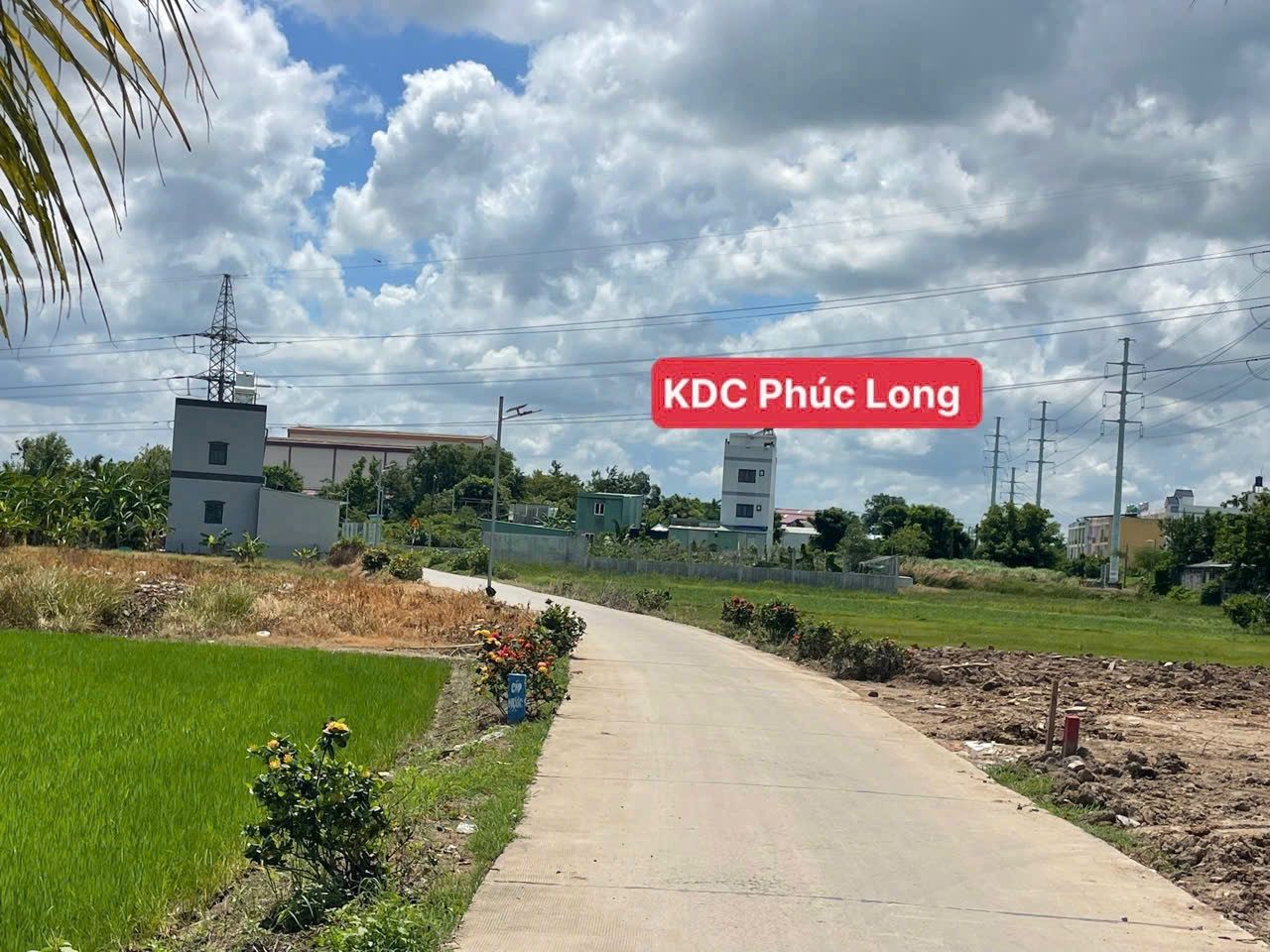 230m2 Đất thổ long hiệp bến lức chỉ 1,579tỷ